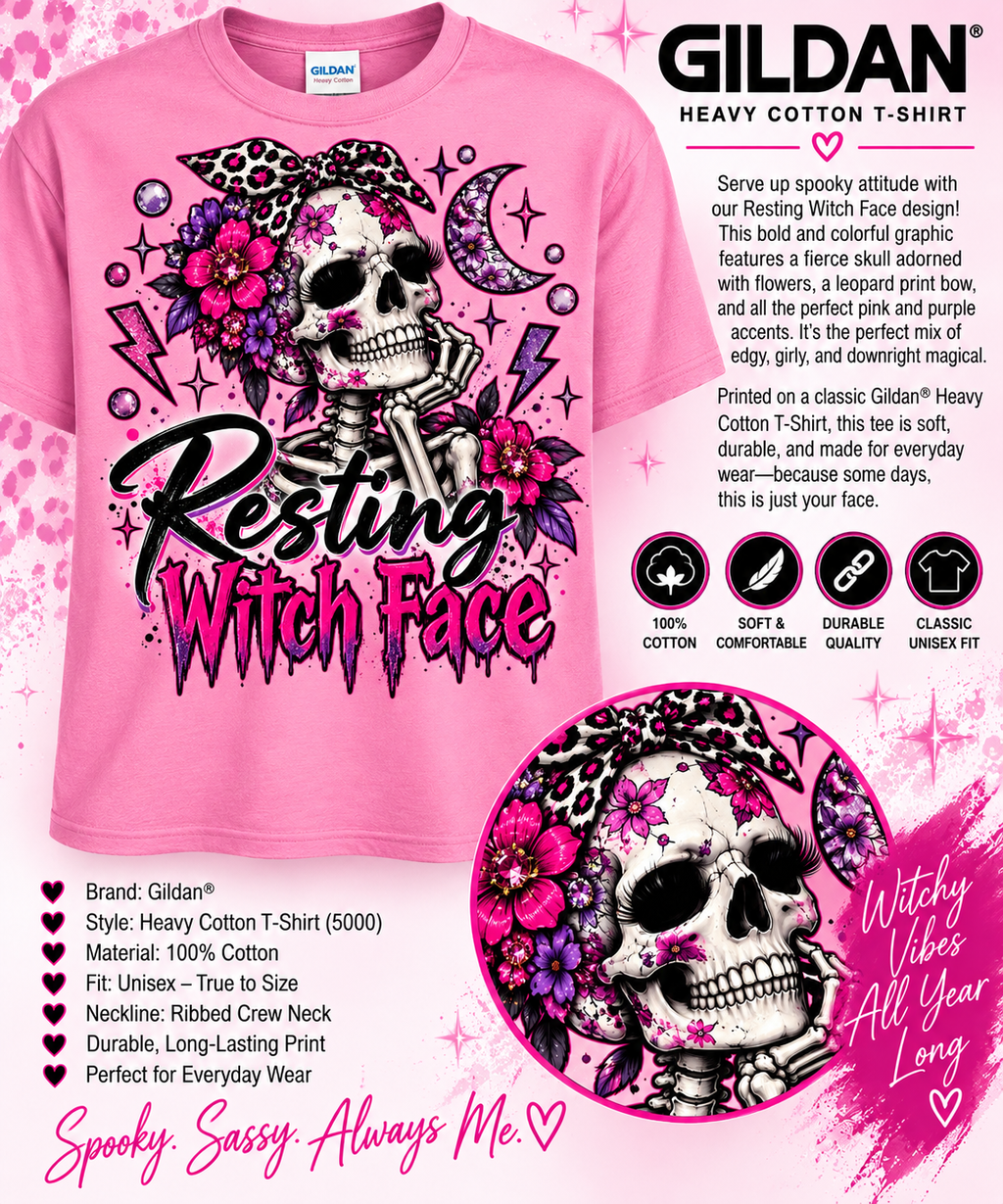 Resting Witch Face short sleeve T