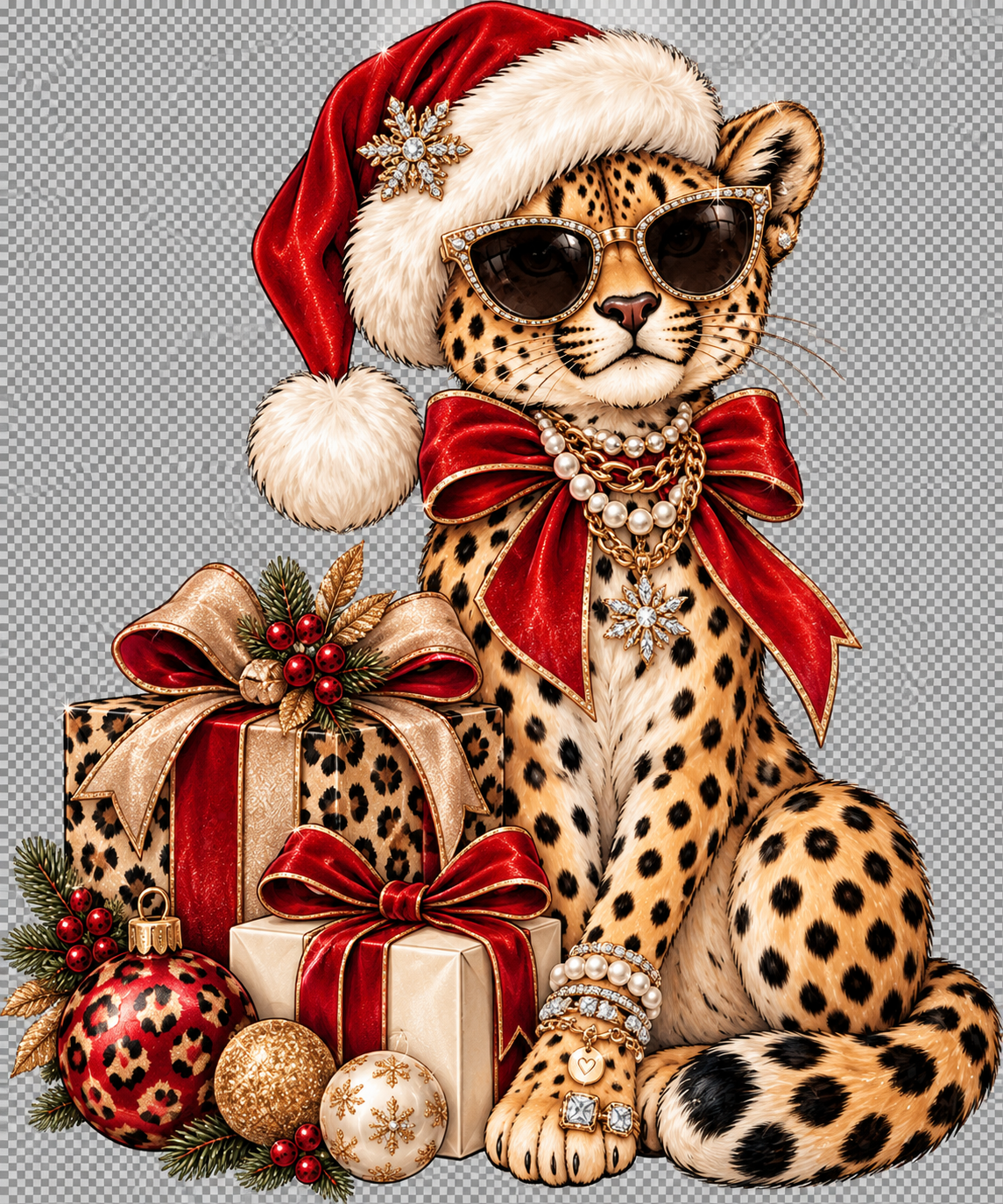 FESTIVE FELINE SWEATSHIRT