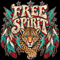 Free Spirit Western Leopard Tee